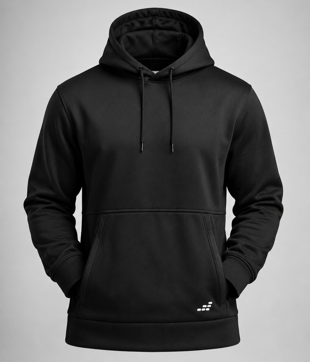 Men's BCG Black Athletic Performance Hoodie - Size M